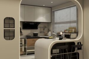 Modern living room interior